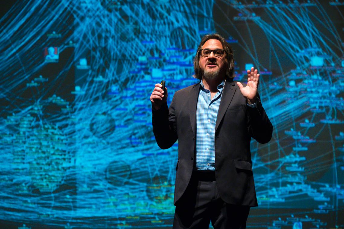 Vincent J. Del Casino Jr., the UA's vice president of Academic Initiatives and Student Success, closed the six-week College of Science lecture series with his talk, "There Is No Such Thing as Big Data." Vincent J. Del Casino Jr., the UA's vice president of Academic Initiatives and Student Success, closed the six-week College of Science lecture series with his talk, "There Is No Such Thing as Big Data."